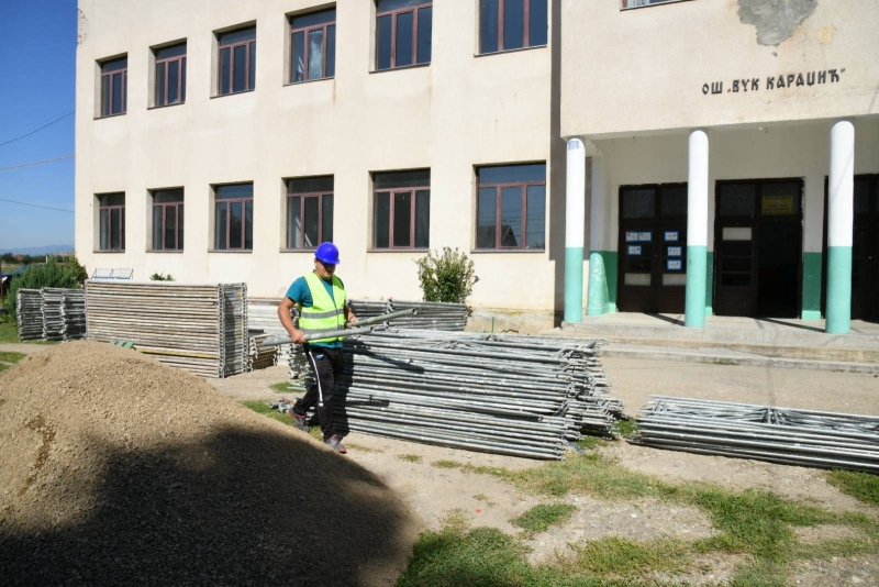 Uz podršku EU rekonstruiše se Osnovna škola „Vuk Karadžić“ u Belotincu u opštini  Doljevac